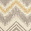 Tapis à chevrons gris / doré en laine touffeté à la main Raika-1488035379