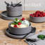 Stackable over&back Semi Hand-Finished Stoneware Cereal Bowls-99279669