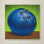 «Blueberry Pi», impression sur toile tendue Sarnie-22001366