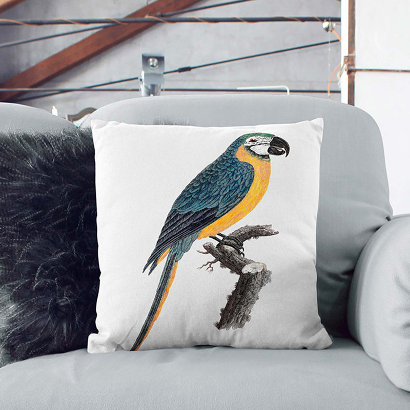 Square Throw Cushion, 40cm H x 40cm W x 15cm D