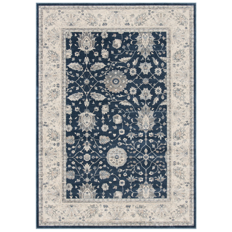 Richlands Floral Viscose Area Rug, Runner 66 x 244 cm