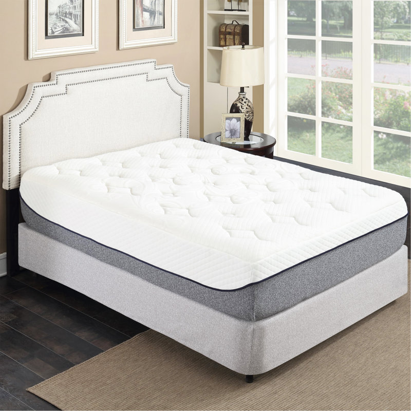 14 po Matelas, mousse multicouche et matelas à ressorts ensachés dans un lit, Très grand californien