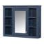 Meuble-lavabo moderne de 36 po avec rangement pour lavabo et miroir, forme rectangulaire bleue, portes à fermeture douce, idéal pour meuble-lavabo simple, couleur, armoire, tiroirs-1146280598