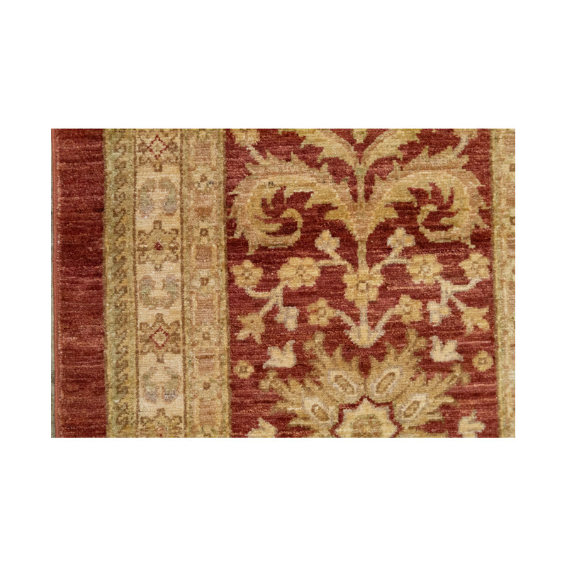 Sultanabad Wool Oriental Area Rug in Rust