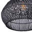 Luminaire suspendu en rotin noir à 1 lumière Briena-1516993759
