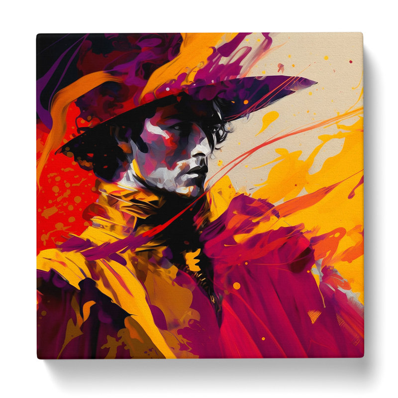 Matador Abstract Expressionism - Wrapped Canvas