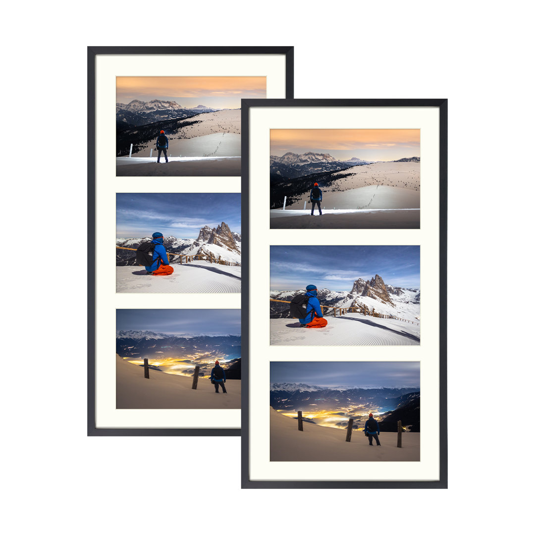 Drennon Metal Picture Frame - Set of 2 with Mat (Set of 2) Basics by Wayfair®