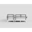 Confortable canapé modulaire gris, option réversible, base en bois massif, assemblage facile, rembourrage en mousse, canapé modulaire de l 79 po x P 27 po H 30 po pour la maison, siège semi-ferme, à assembler, bois, 5 po-1691470033