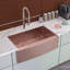 Évier de cuisine 30 en or rose - 30 po en acier inoxydable
