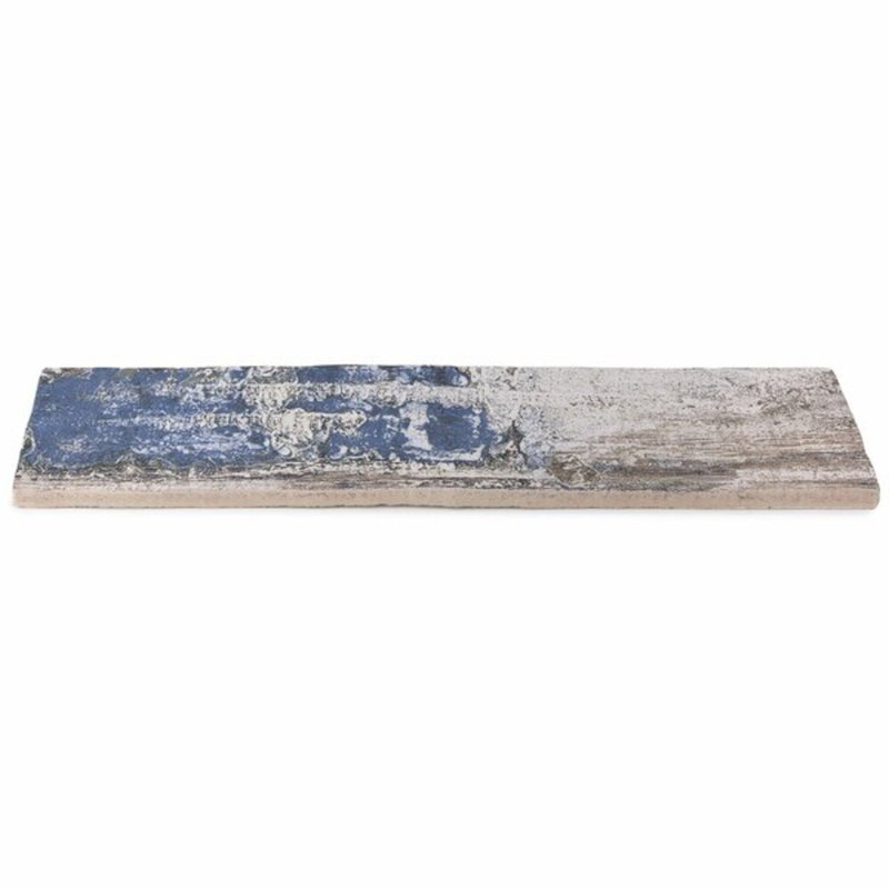 Bayou 3x12 Matte Ceramic Subway Tile, Blue/White