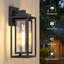 Lanterne murale d'extérieur Water Ripple, noir-1564974322