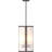 Concerto 4-Light Indoor Antique Bronze Mini Pendant with White Semi-Transparent Polymer Cylinder Shade-15378502