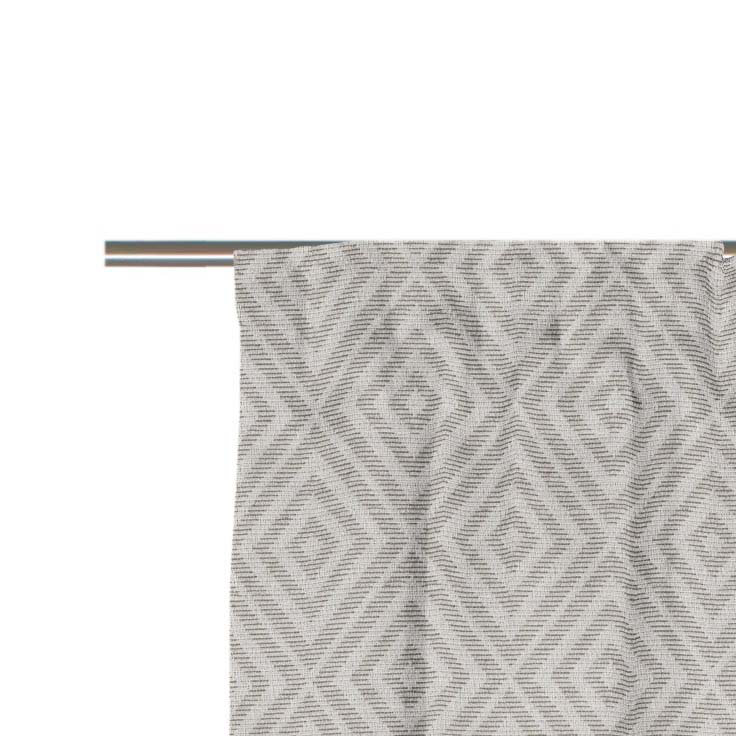 Abha Room Darkening Curtains Single Panel, 255cm H x 132cm W, Brown