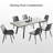 Iras 6 - Person Extendable Dining Set, 61.4'' Dining Table Sets-1450584910