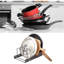 Support pour couvercles de casseroles pour armoire et comptoir, 7 couvercles de casseroles et support pour ustensiles de cuisson avec 7 compartiments réglables - brun