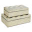 Lakila 2-Piece Handmade Mother of Pearl Shell Decorative Box with Hinged Lid-1195905324
