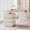 Bureau d'écriture rectangulaire beige moderne