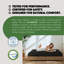 Matelas en mousse viscoélastique Hooppole Premium - Certifié CertiPUR-US, sans cadre-235962544-235962547-206951437