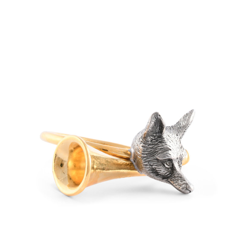 Fox Metal Napkin Ring