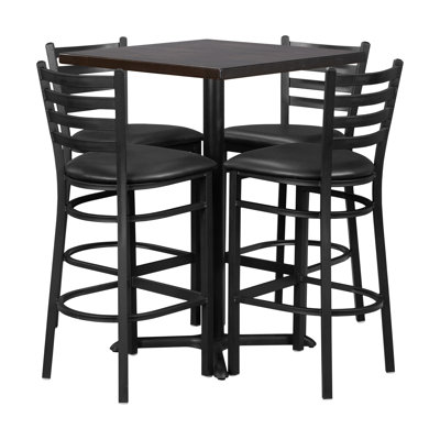 Bell 30"X30" Bar High Table Set W/Chairs
