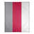 Toronto argent / rouge / blanc