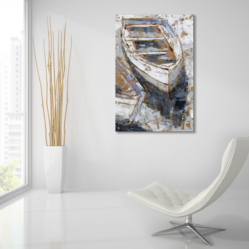 «Cool Light» par Ethan Harper, art mural en verre acrylique, H 36 po x l 24 po x P 0,2 po