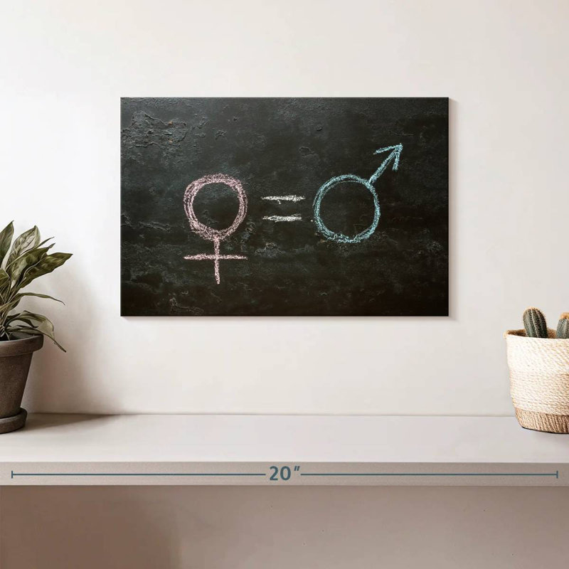 Women Empowerment Symbol, 8" H x 12" W