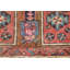Tapis unique en laine noué à la main des années 1950 de 3 pi 3 po x 7 pi 1 po en brun / beige / rose