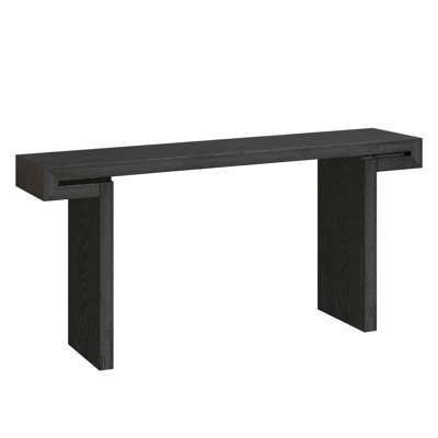60Inches Rustic Farmhouse Console Table , Distressed Wood Finish Entryway Sofa Side Table For Living Room, Hallway