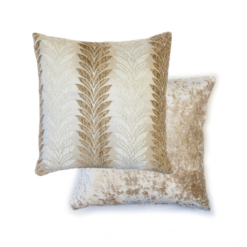 Seraphina Abstract Square Cushion Cover, Plum