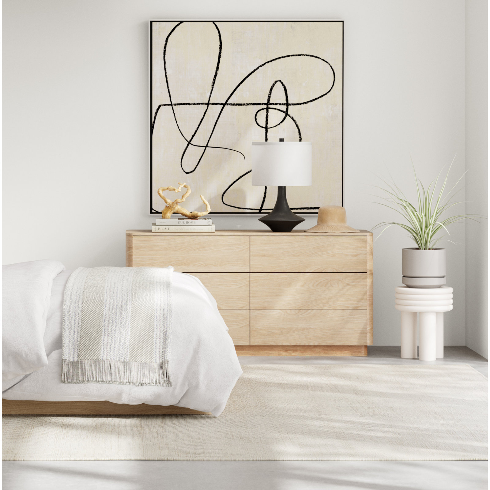 Juxtaposing, 37.5" H x 37.5" W, Black