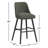 Gallie Upholstered Counter Stool with Solid Wood Frame-1170980125-1170980107