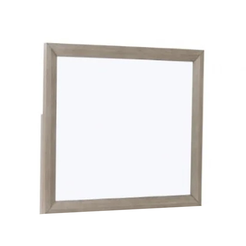 Miroir de coiffeuse Kaira, bois 36 x 42, Brun chêne