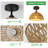 Boho 1-Light Farmhouse Rattan Ceiling Light Fixtures, 10.5" Flush Mount With Hand-Woven Shade