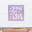 Art sur toile fille you go Stonover-687229836