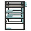 Wood Loft Bed With Desk,Side Storage Rack,Multi-Storage Shelves And RGB Light-2099616465-2099616467
