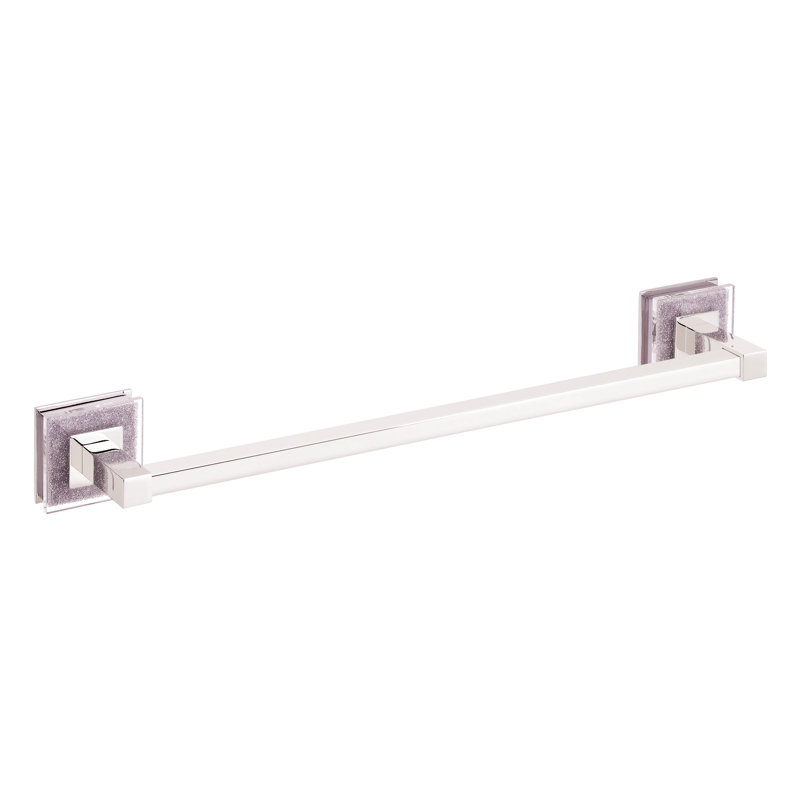 Zaven 13.5'' 1 Wall Towel Bar, Argent / rose
