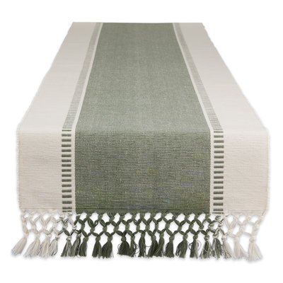 Kizer Striped 100% Cotton Table Runner