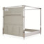 Penthouse Eastern King Canopy Bed - Ash Gray