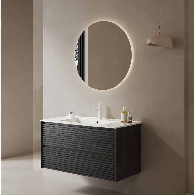 Armoire de salle de bain Eclat, Noir, noir, noir, noir