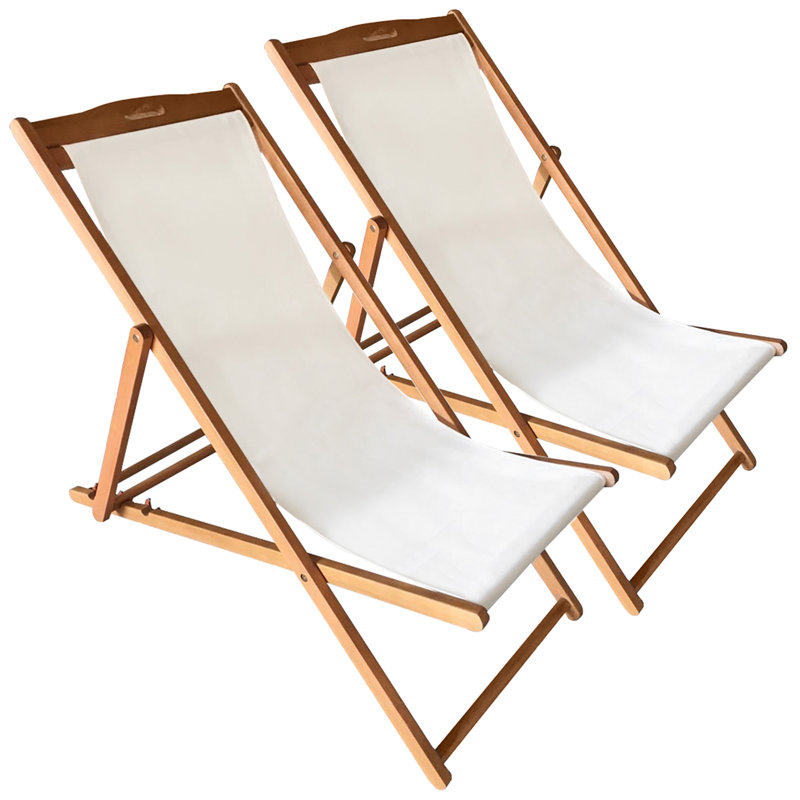 Chaise de plage inclinable Borges