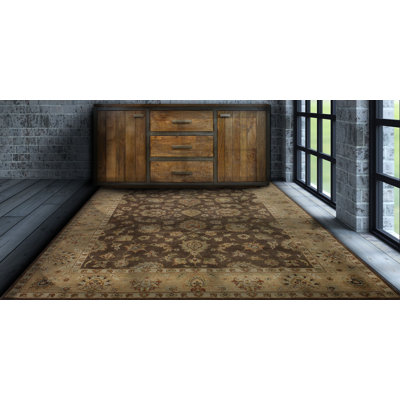 Breccan Wool Oriental Indoor Rug