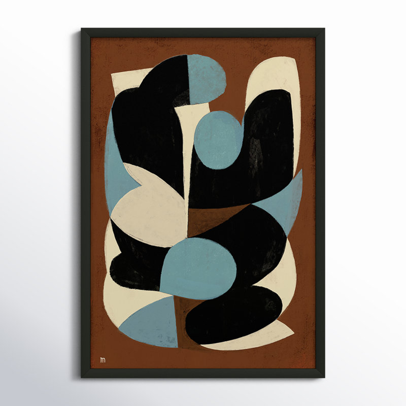 So What by StudioM, Black Framed, 38" H x 26.5" W x 1.25" D