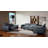 Genuine Leather Square Arm Reclining Sofa-433383750-498713743