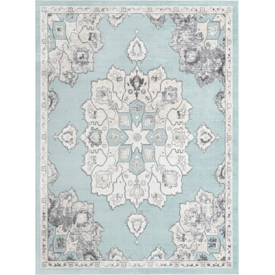 Tapis bleu traditionnel Traditional Troayurgh