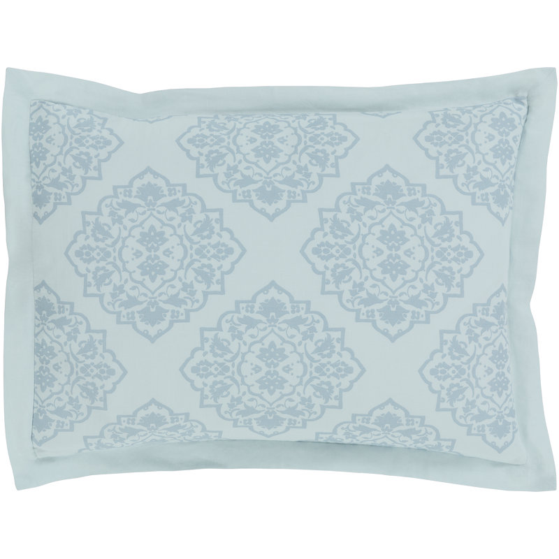 Taie décorative Anniston, Standard, Bleu