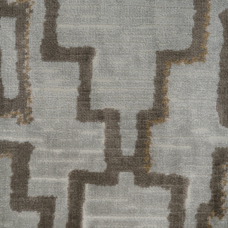 Tissu de revêtement en velours Venturo, Zinc