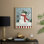 Collection Jolly Snowman, reproduction encadrée B - bois massif