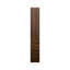 Armoire de rangement moderne en bois avec 4 tablettes à 3 niveaux et 3 tiroirs latéraux, idéale pour le salon, le bureau personnel et divers espaces-2001067599