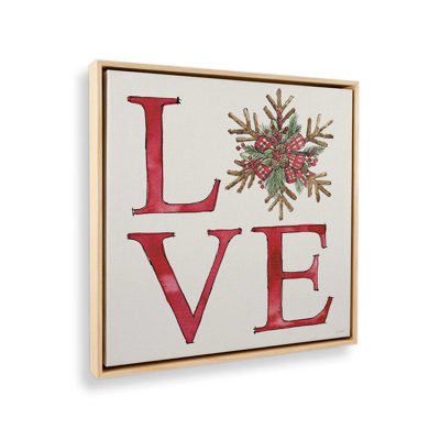 «Holiday Love», impression sur toile encadrée
